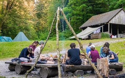 Wildniscamp im Monbachtal Pfingsten - Schwarzwald