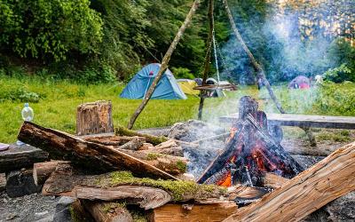 Wildniscamp im Monbachtal - Schwarzwald