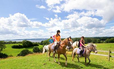 Teilnehmer der Reiterferien Ostern reiten