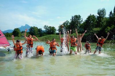 Segel- und Surfcamp Mondsee in Österreich - Salzkammergut