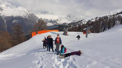 Mathe Ski- und Snowboardcamp im Wallis in der Schweiz - Liddes-St.Bernhard