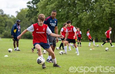 Campo estivo calcio Arsenal FC a Seaford - East Sussex
