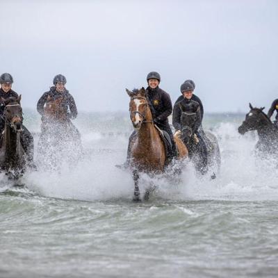 Strandreiter-Wochenendferien in Hirschburg Herbst - Ostsee