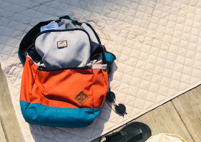 Packliste Ferienlager: Beispiel für einen Rucksack